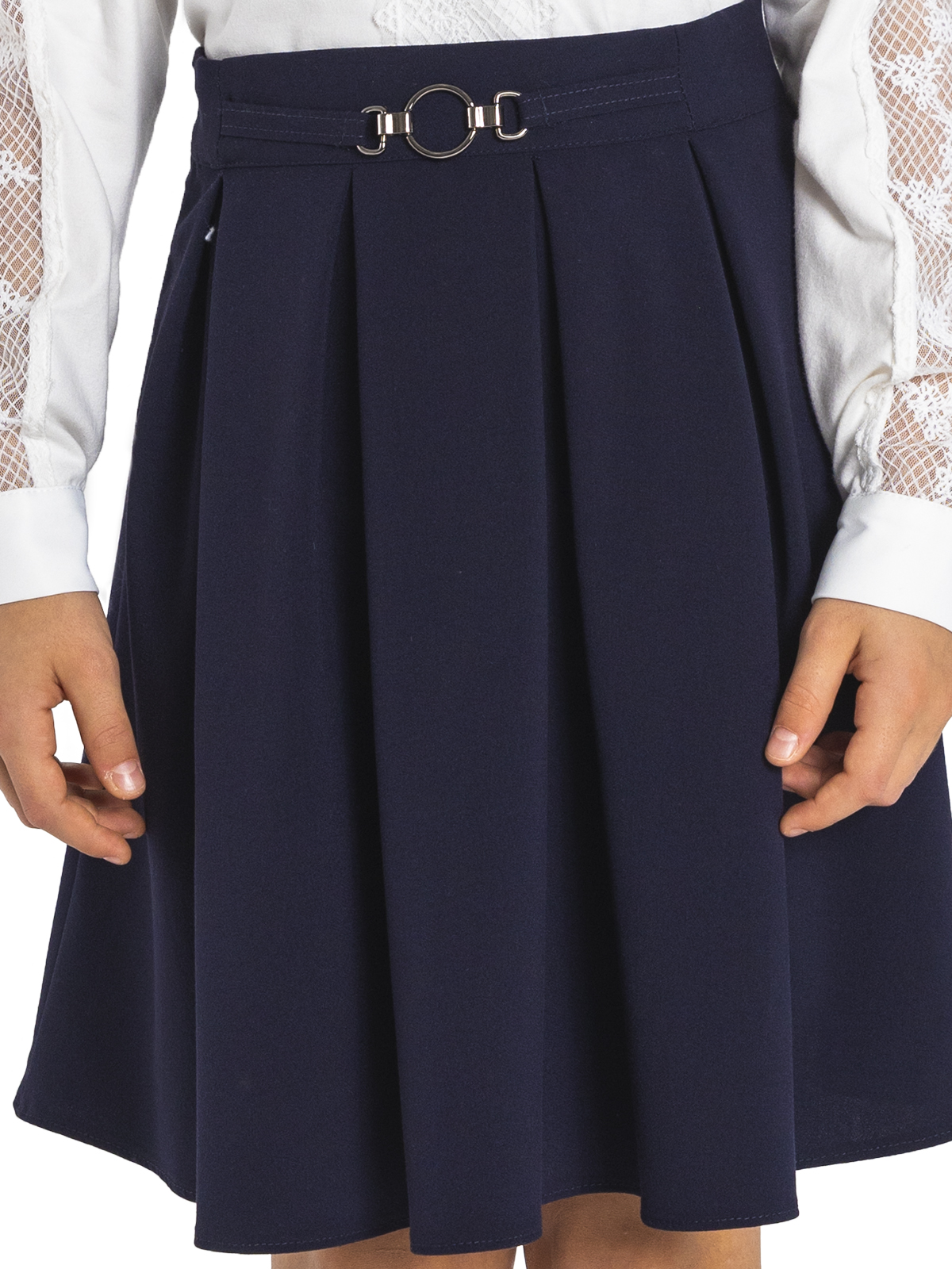 Юбка для девочки О77037 (синий)