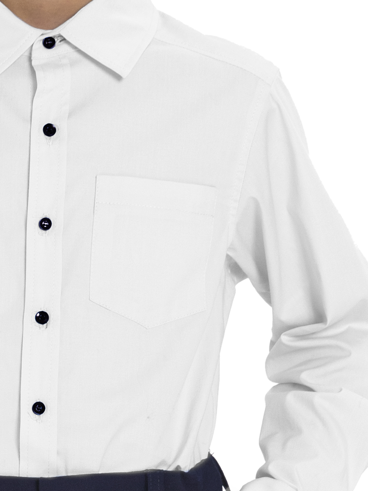 Верхняя сорочка для мальчика О17064 (белый)