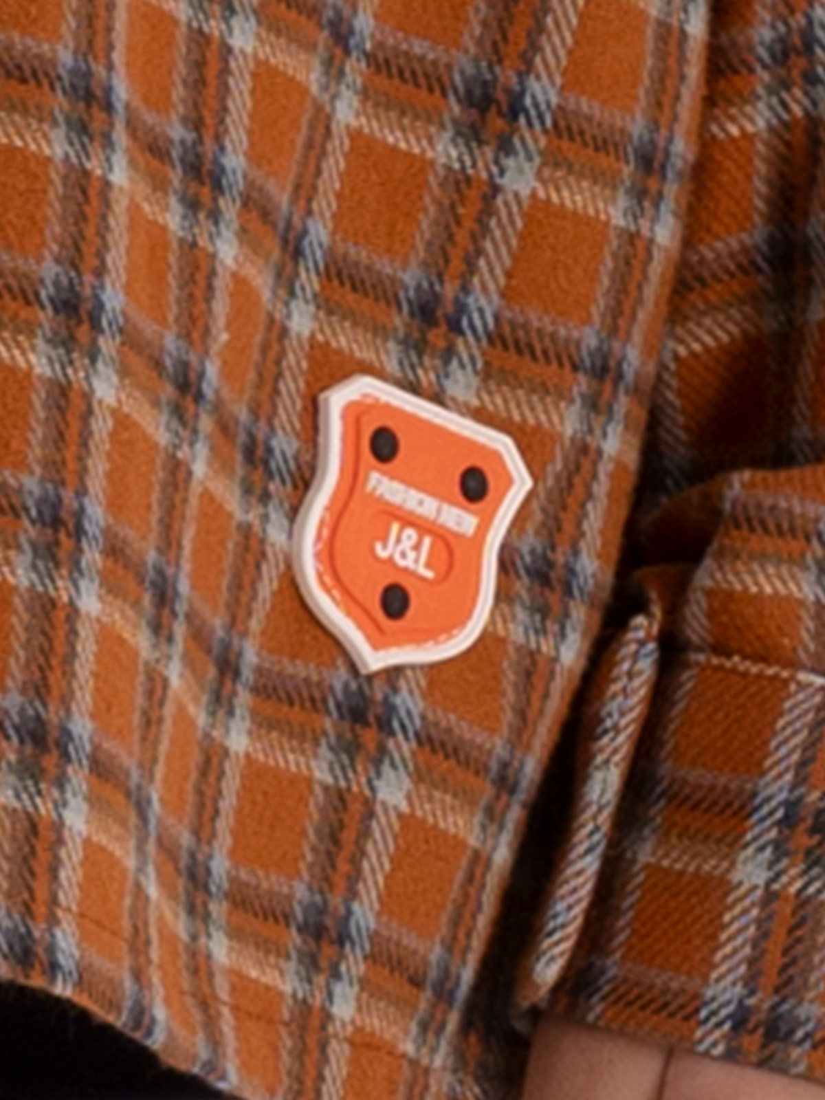 Верхняя сорочка для мальчика О37120 (коричневый)