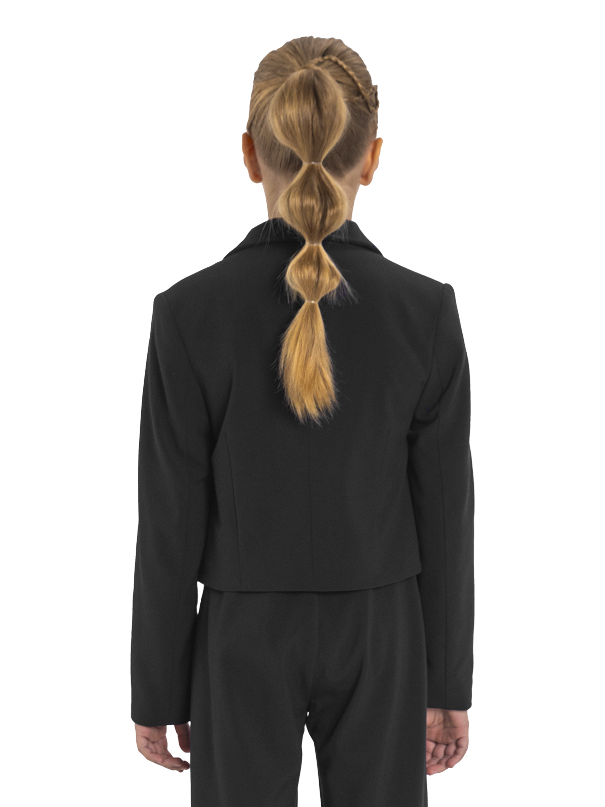 Жакет для девочки О77003 (черный)