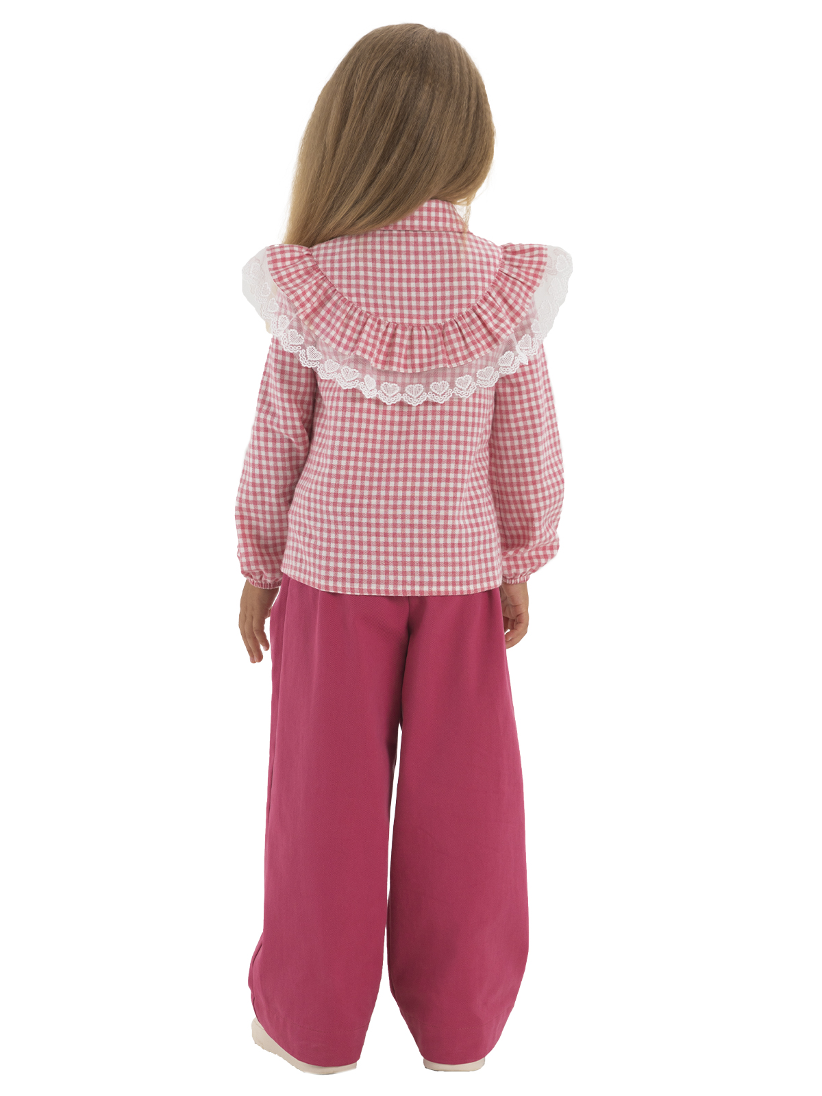 Брюки для девочки О56806 (розовый)