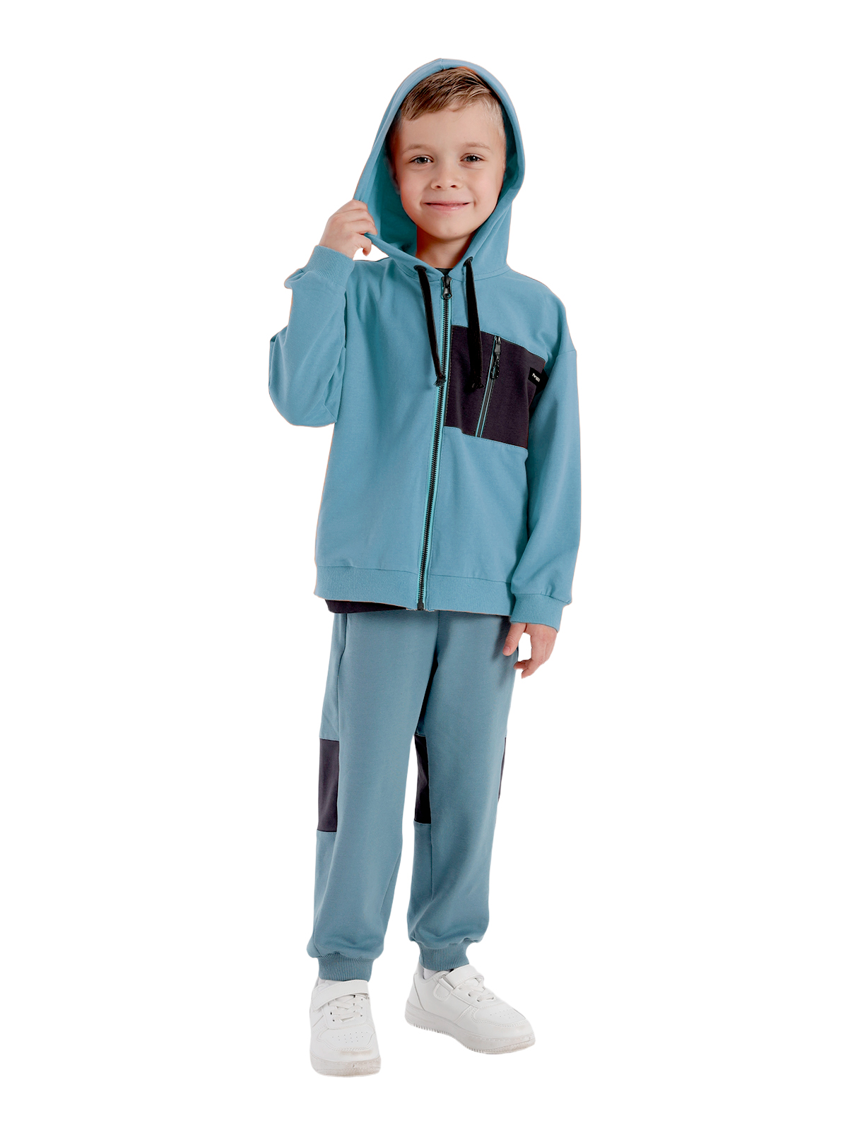 Джемпер для мальчика О47324 (голубой)