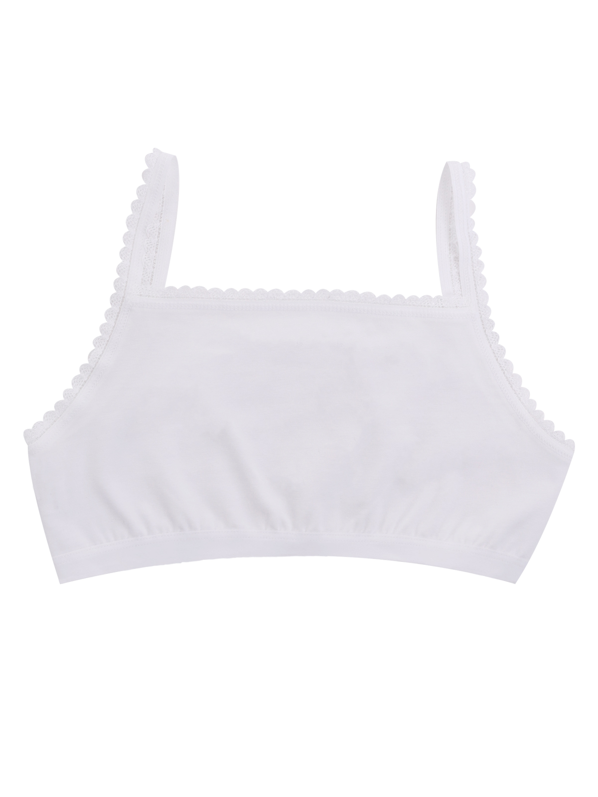 Топ для девочки 04165 (белый)