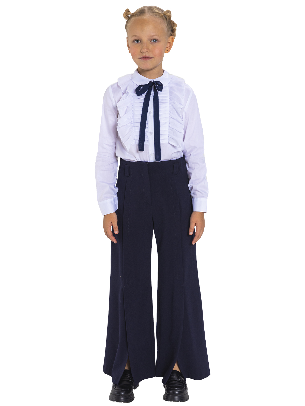 Брюки для девочки О76999 (синий)