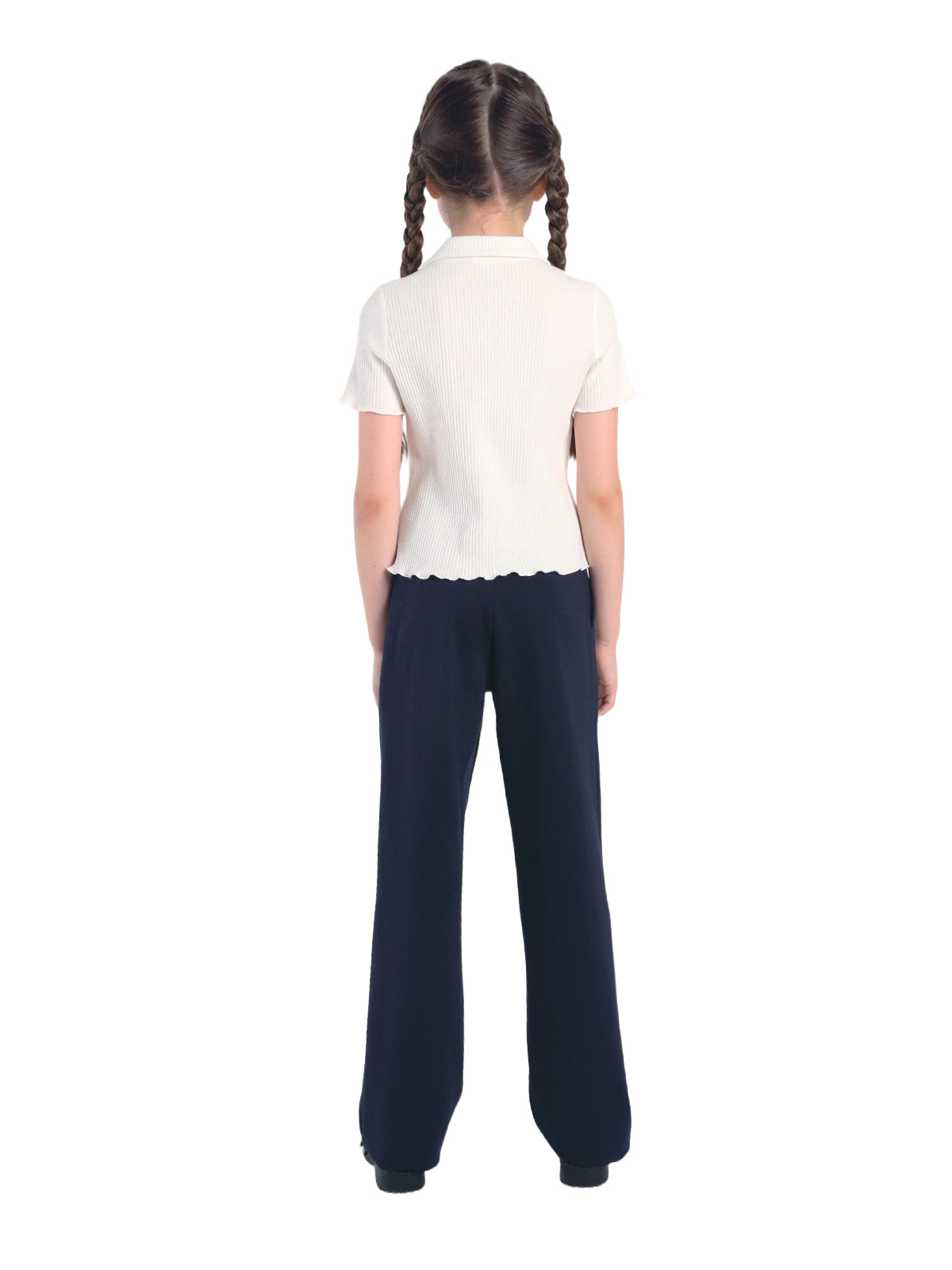 Блузка для девочки О76979 (белый)