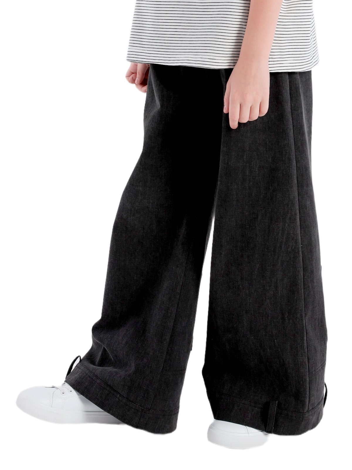 Брюки для девочки О57280 (черный)