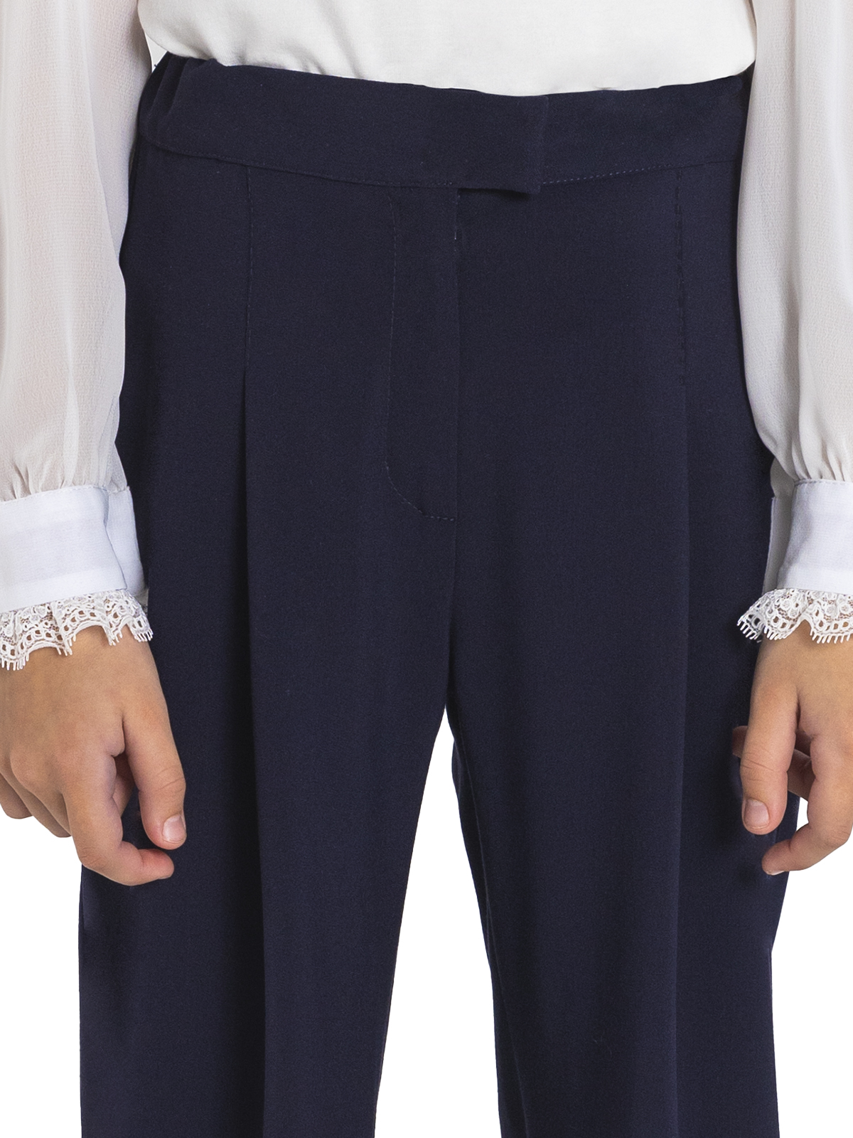 Брюки для девочки О76974 (синий)