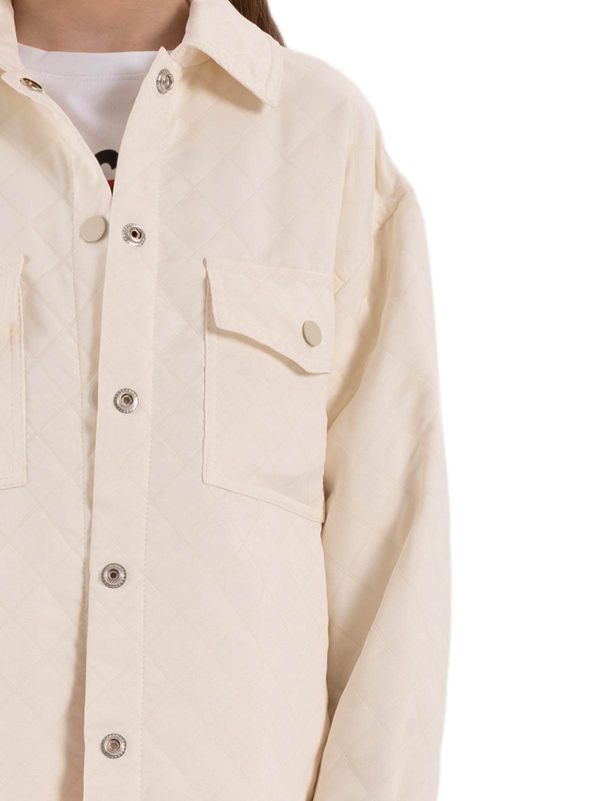 Куртка для девочки О66184 (молочный)