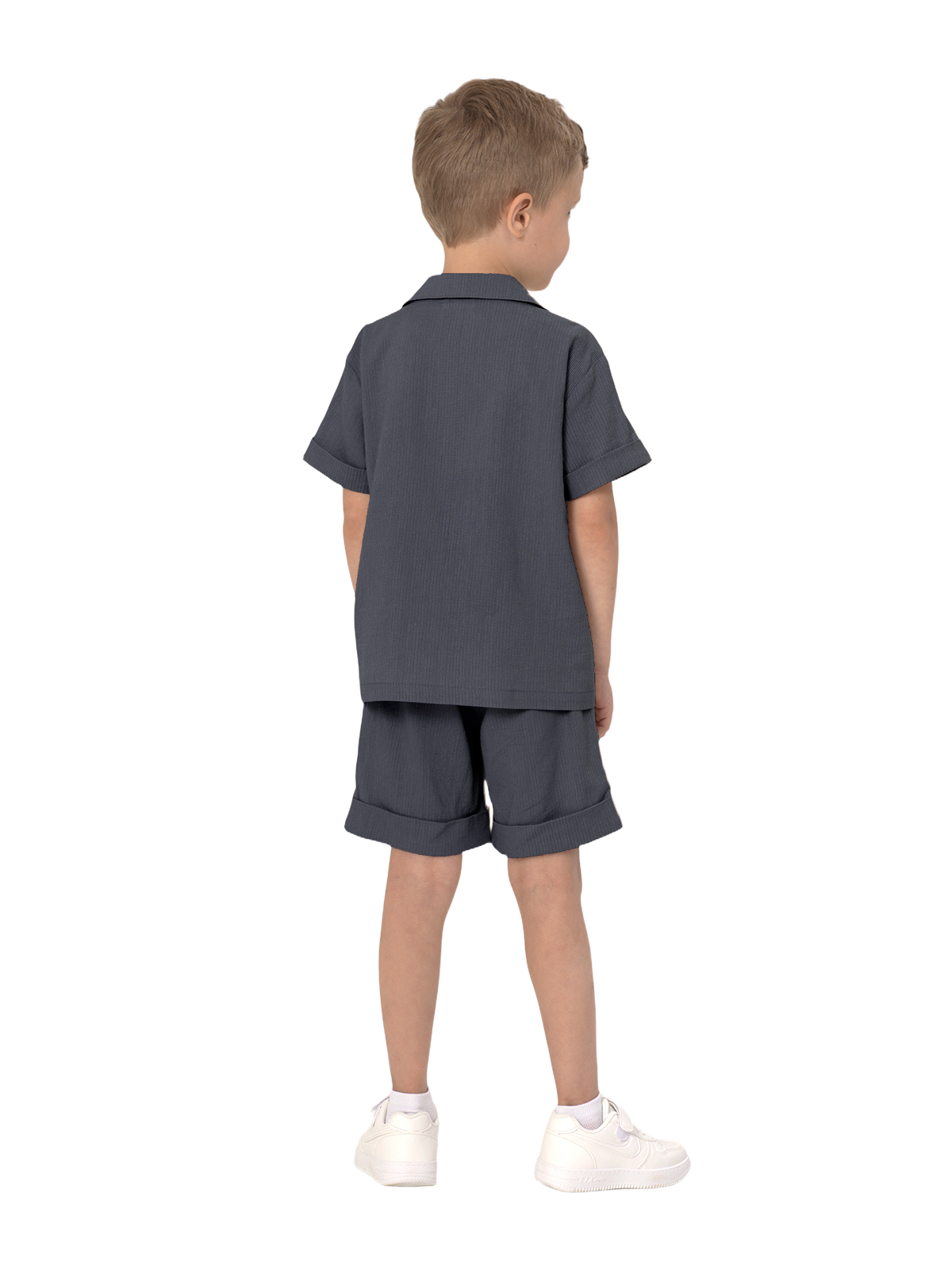 Комп.:жакет,шорты для мальчика О47319 (синий)