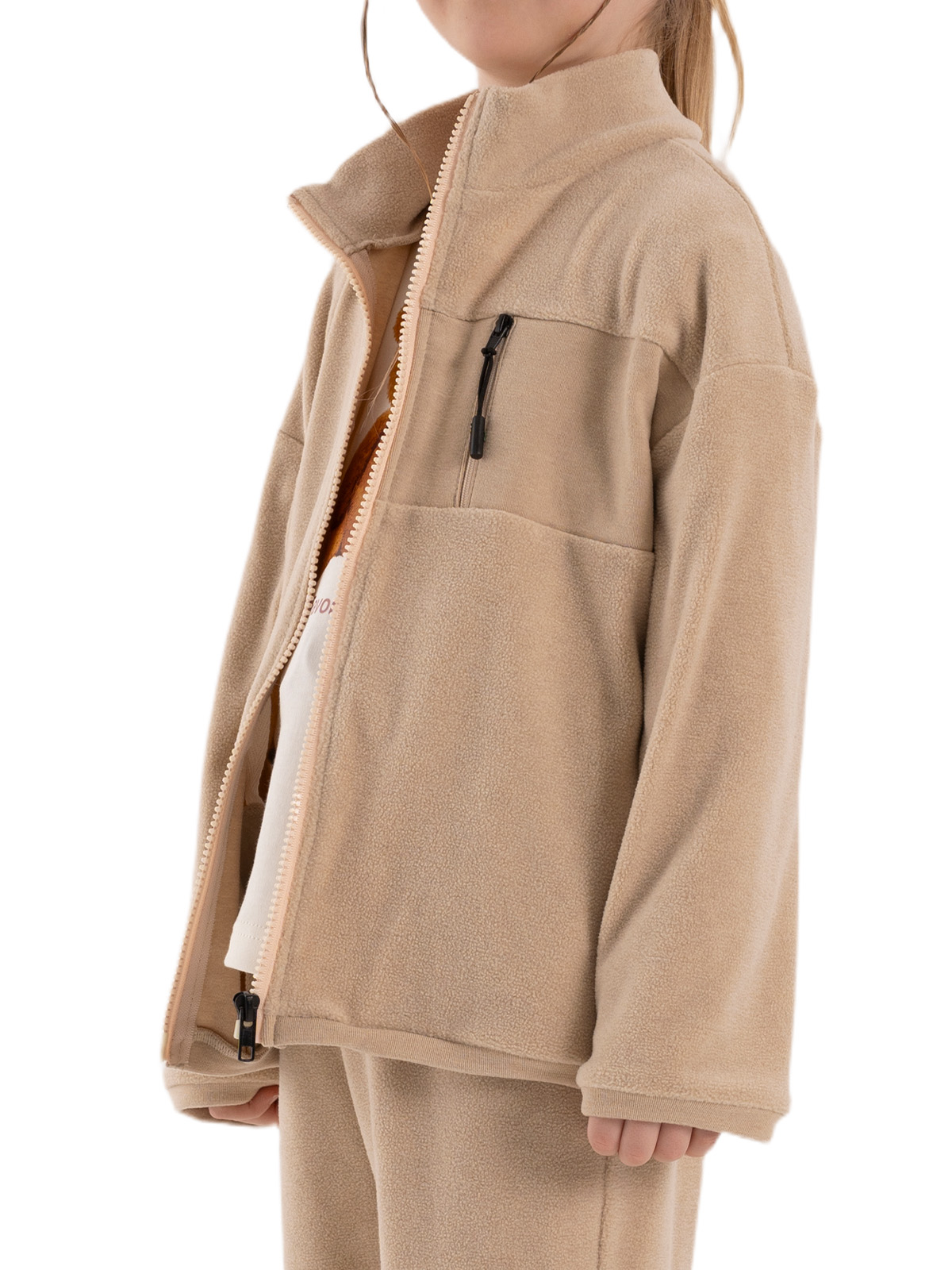 Куртка для девочки О67149 (бежевый)