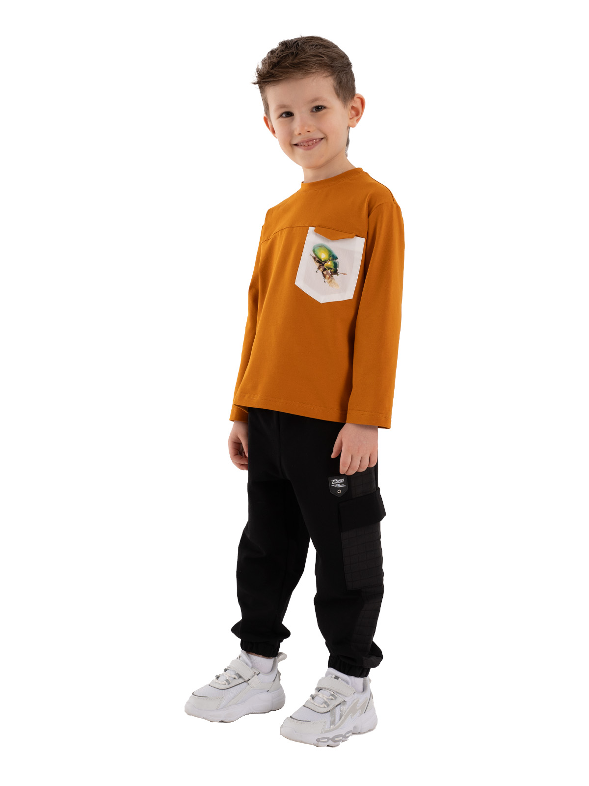 Брюки для мальчика О36697 (черный)