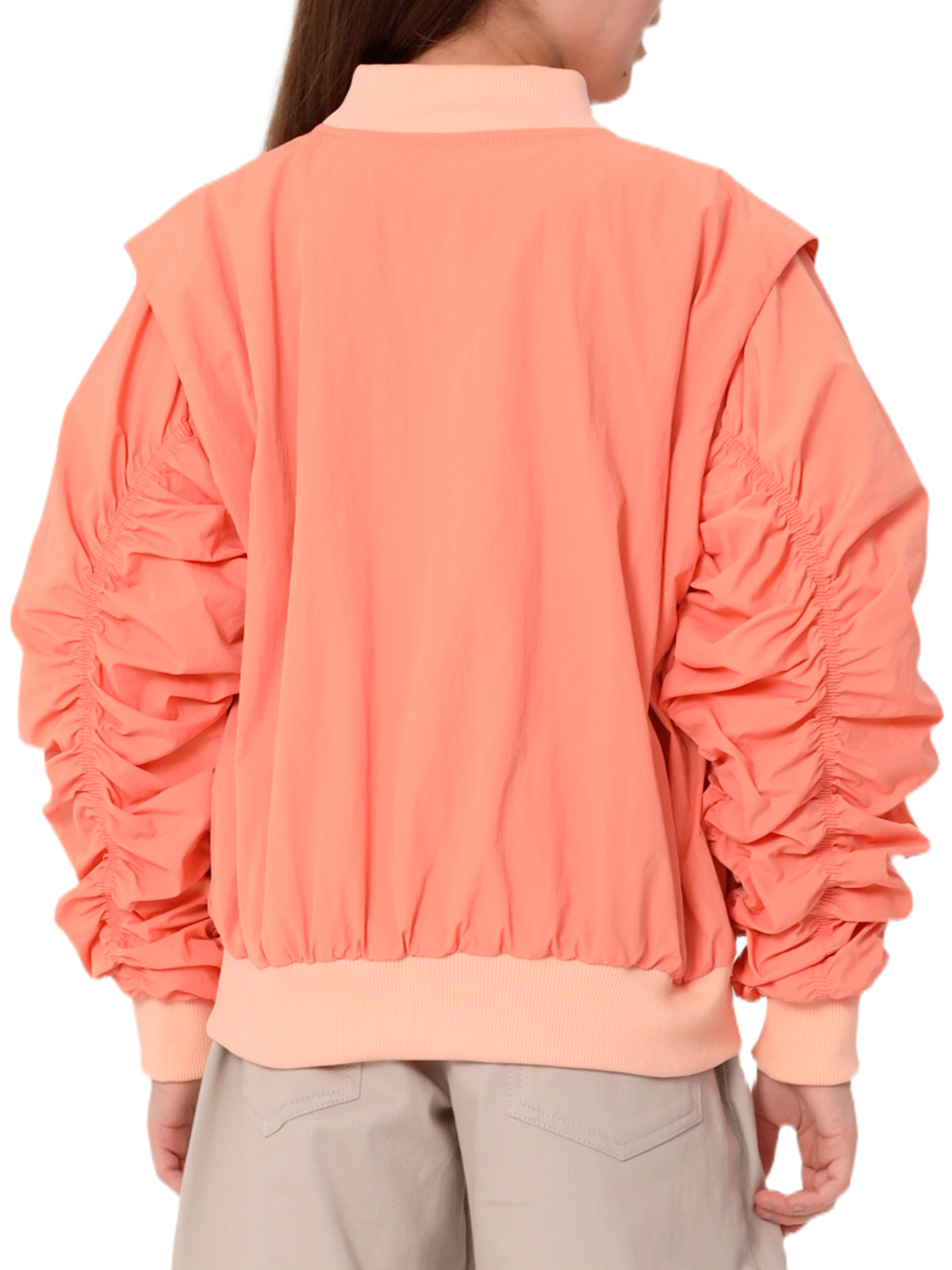 Куртка для девочки О57272 (оранжевый)