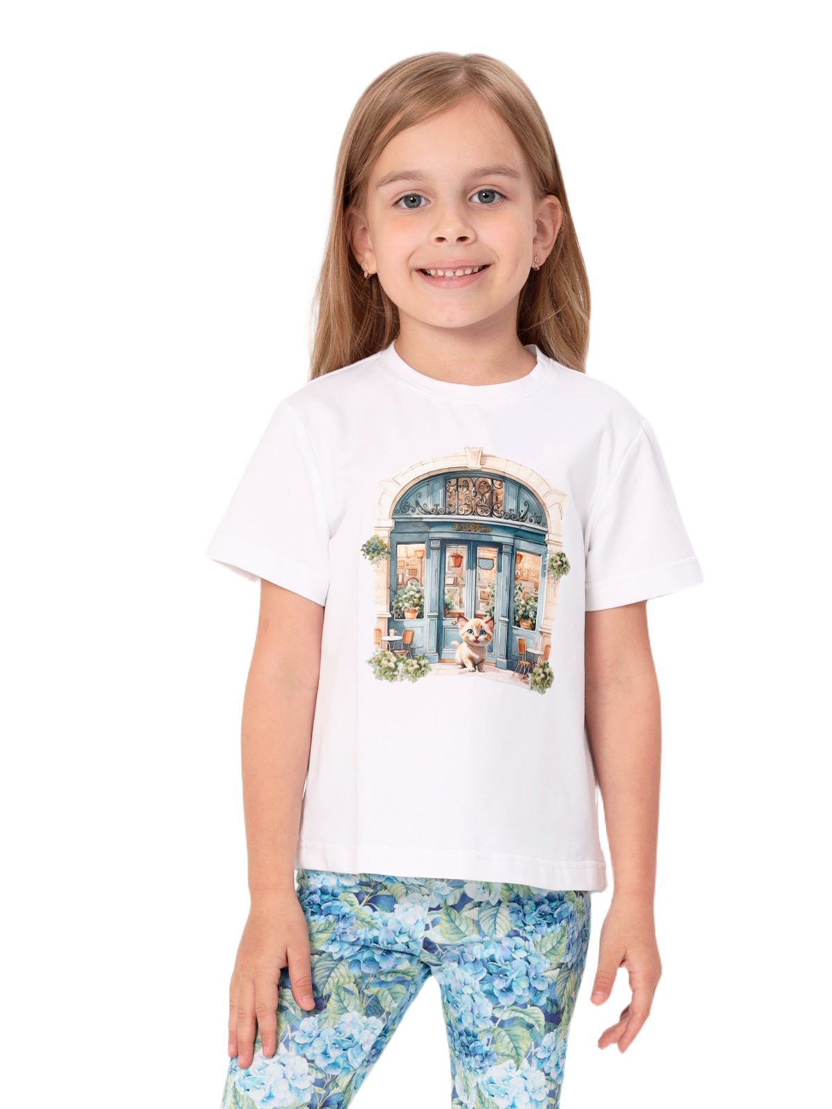 Джемпер для девочки О57303 (белый)