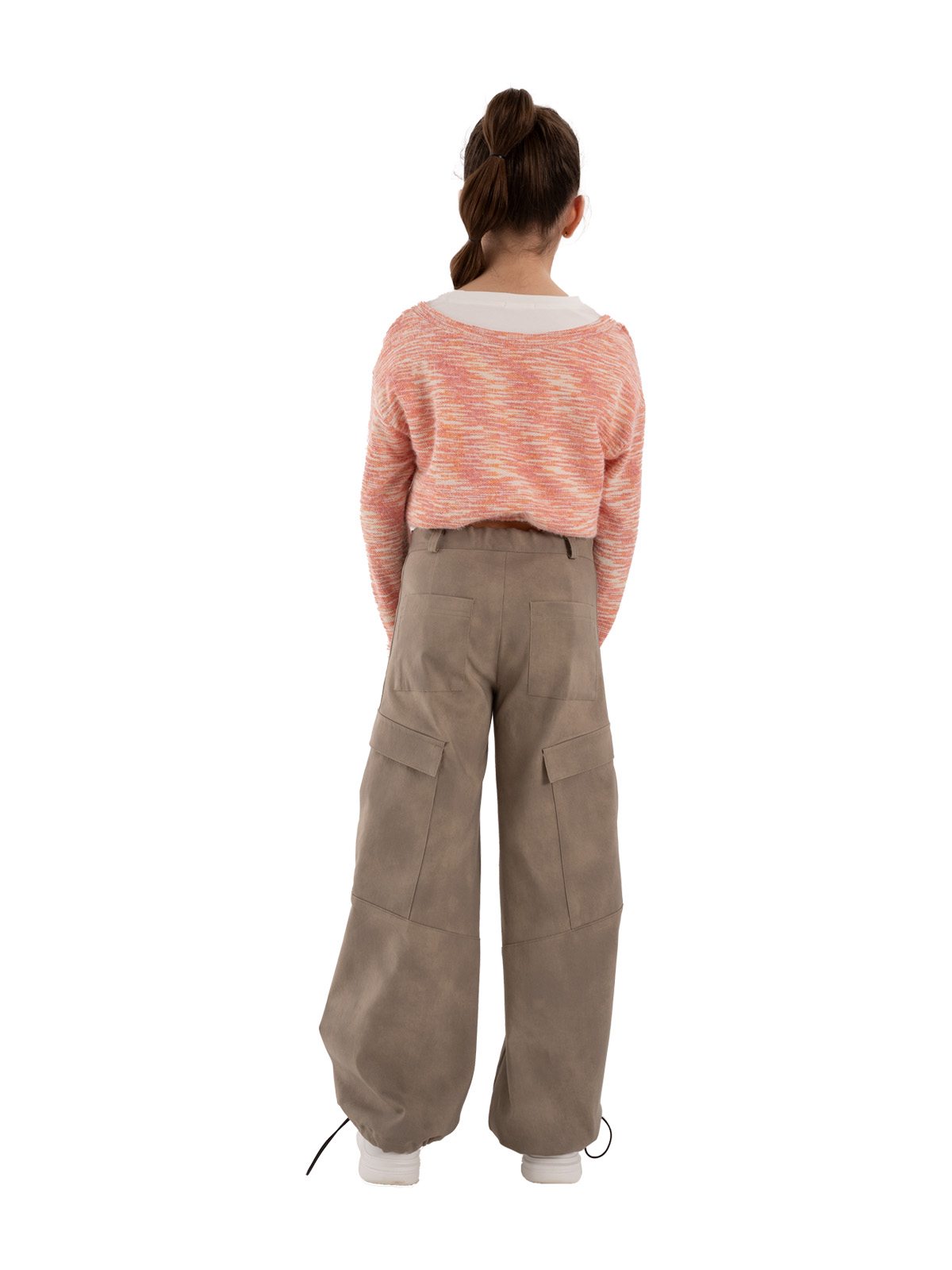 Брюки для девочки О67080 (хаки)