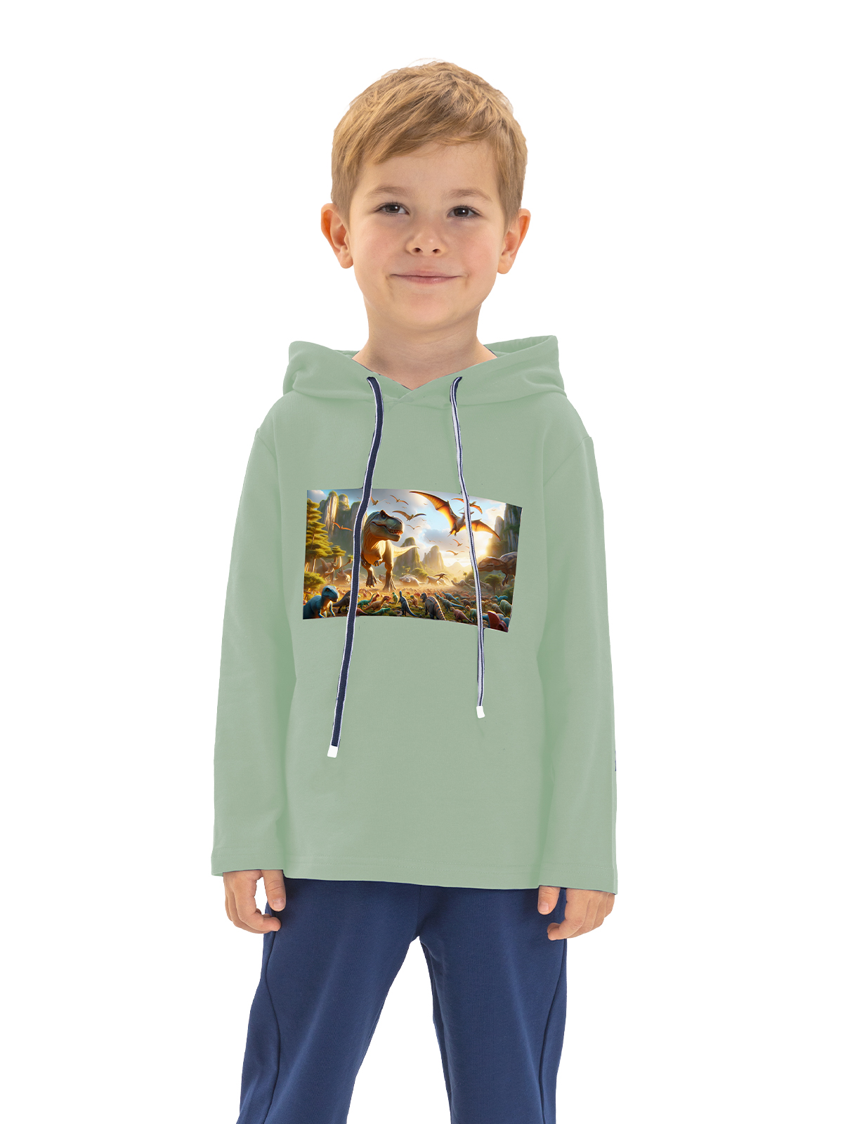 Джемпер для мальчика О35830 (зеленый)