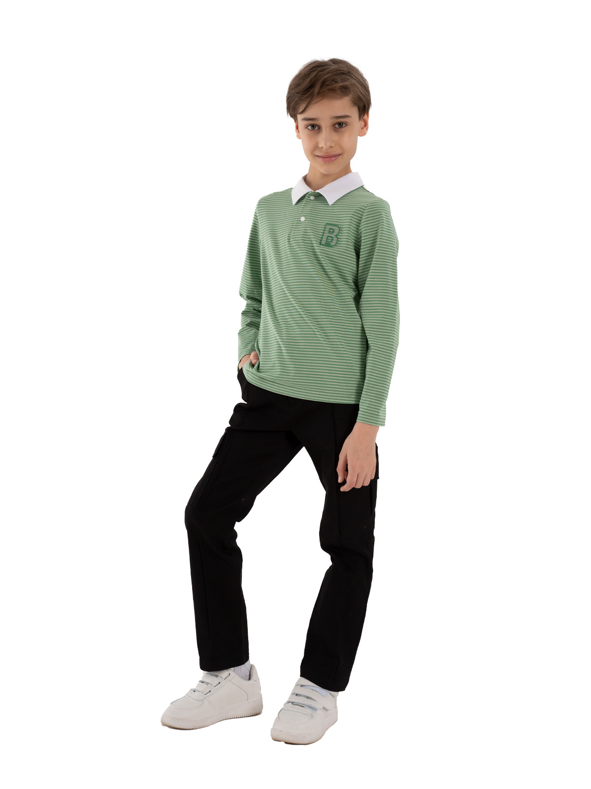 Джемпер для мальчика О37167 (зеленый)