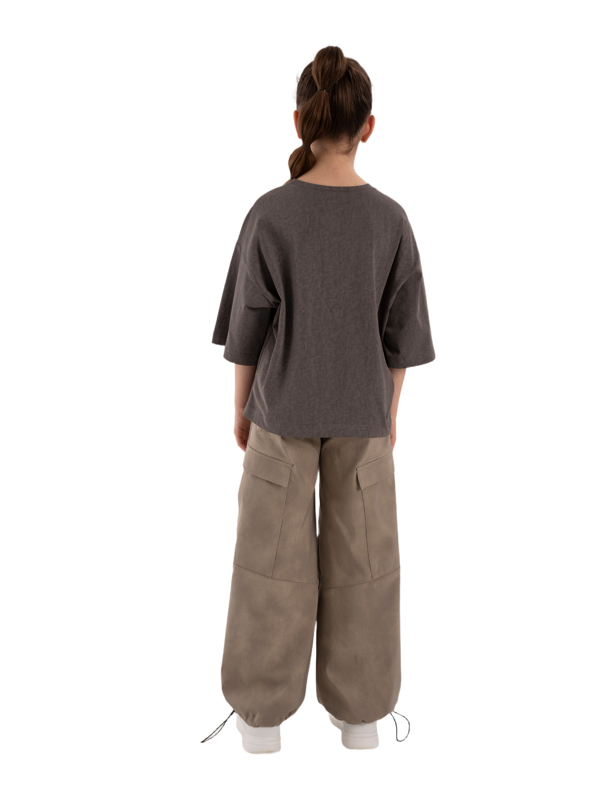 Джемпер для девочки О67078 (серый)