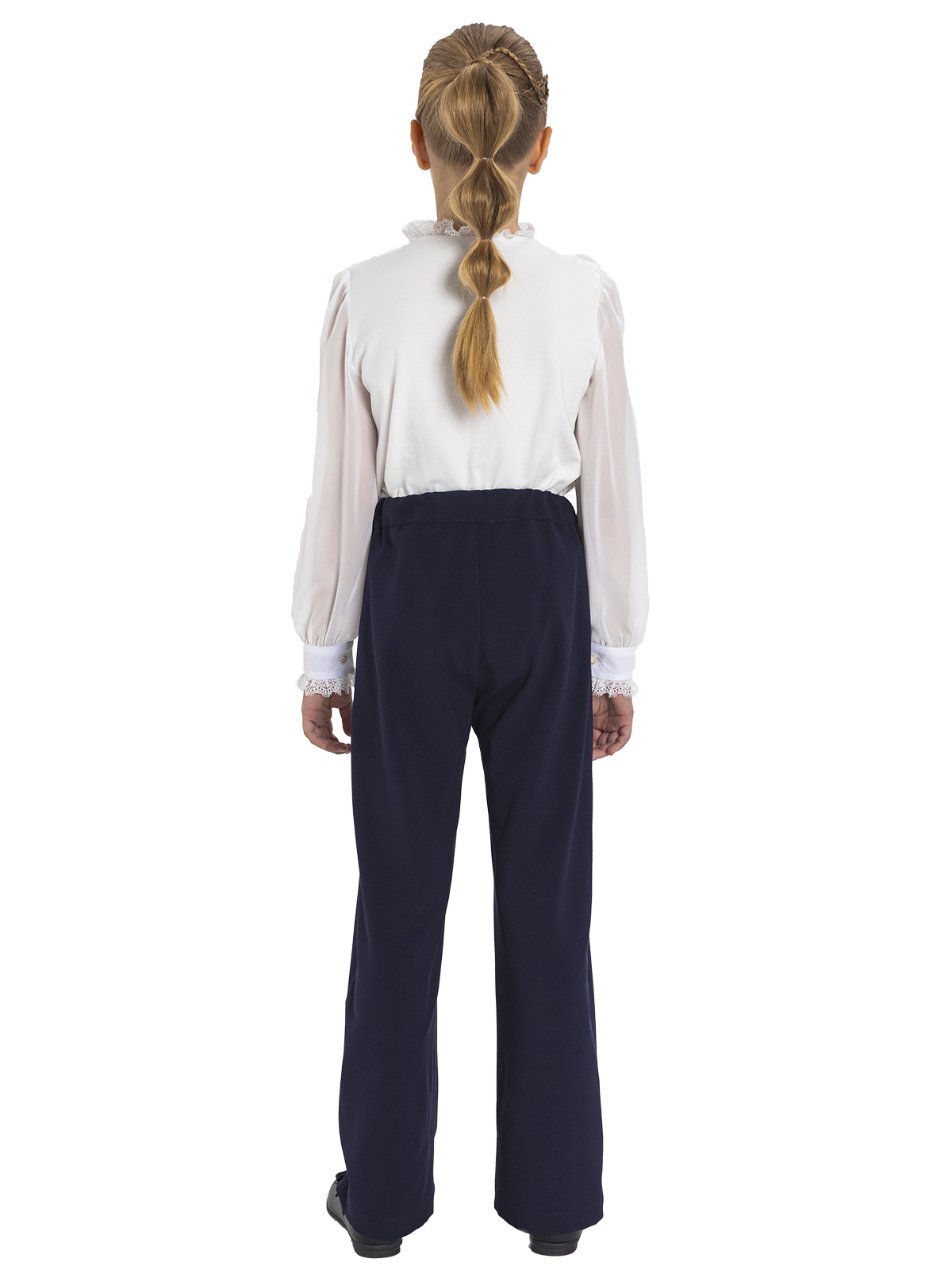 Брюки для девочки О76974 (синий)