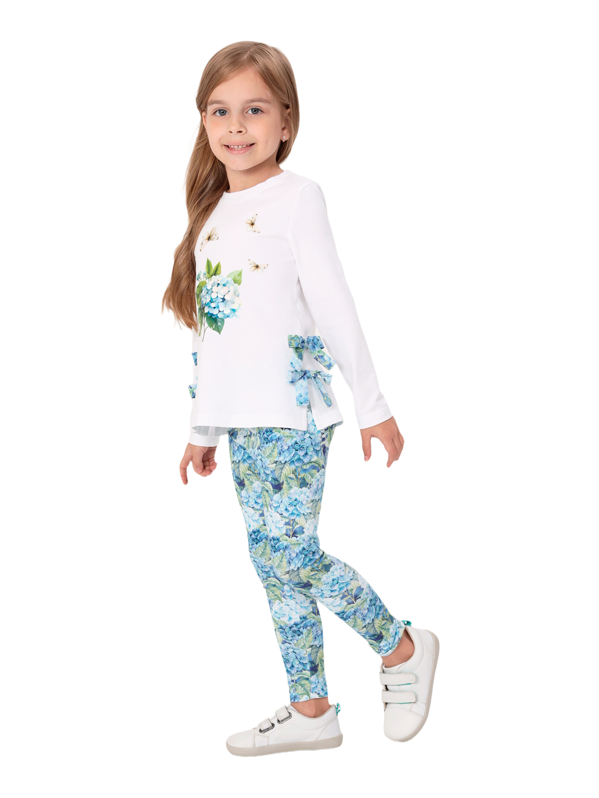 Джемпер для девочки О57302 (белый)