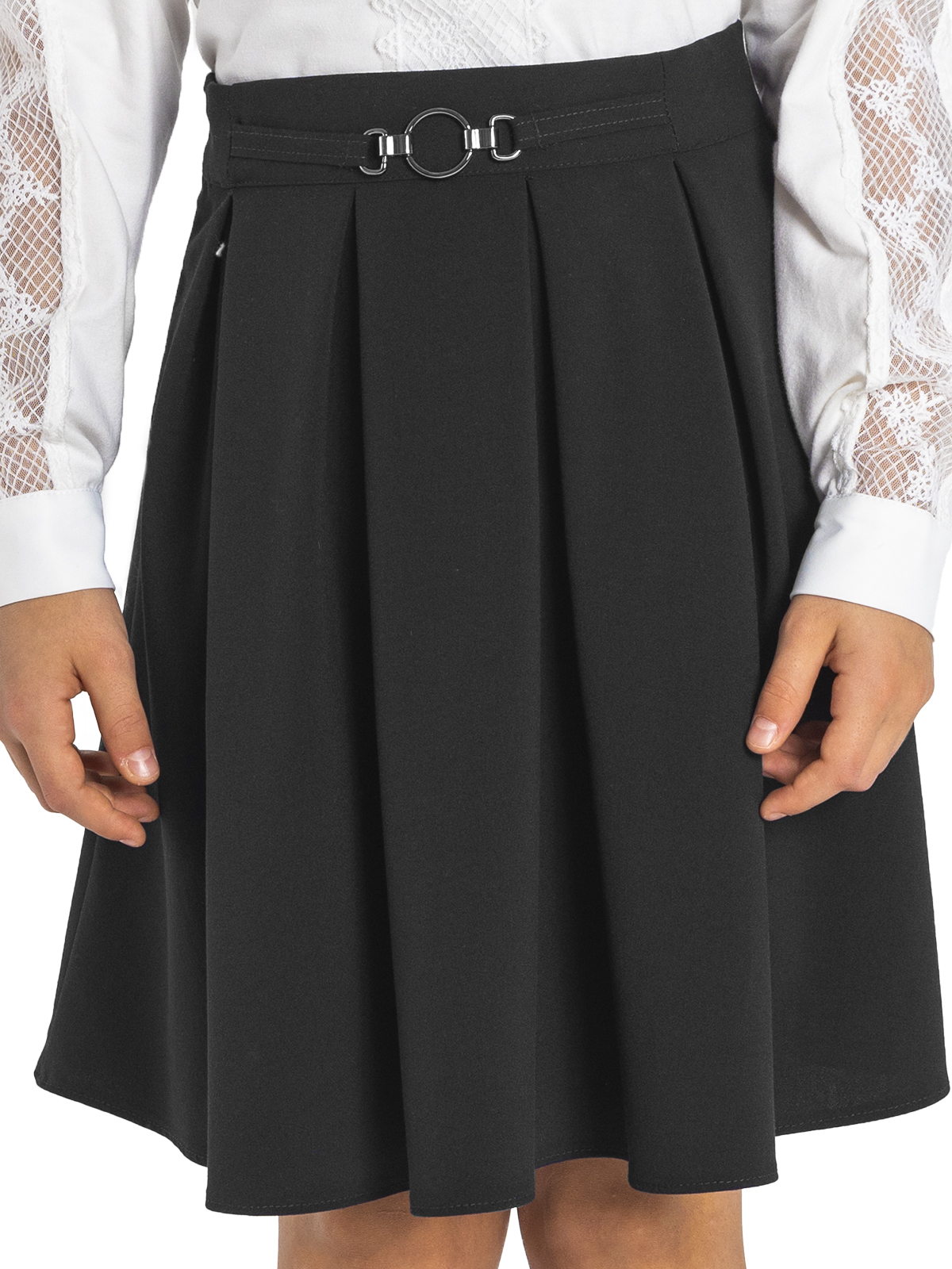 Юбка для девочки О77037 (черный)