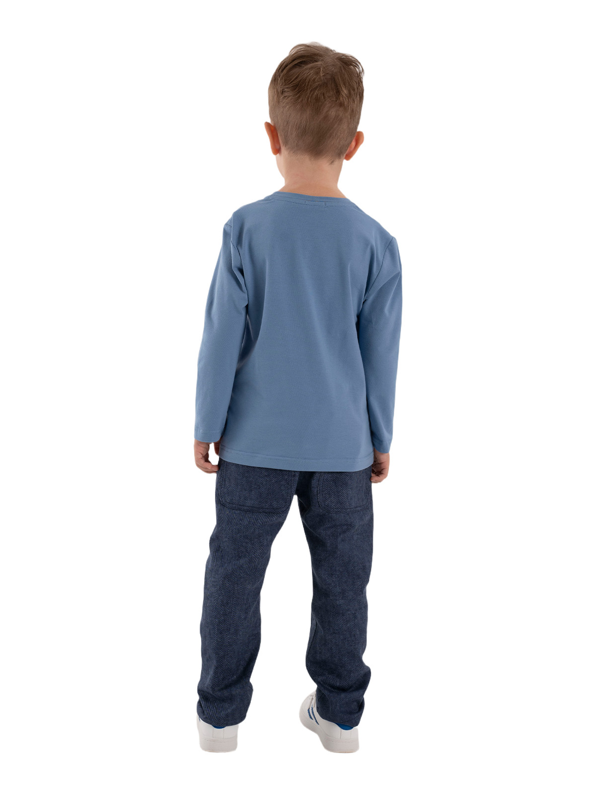 Брюки для мальчика О37123 (деним)