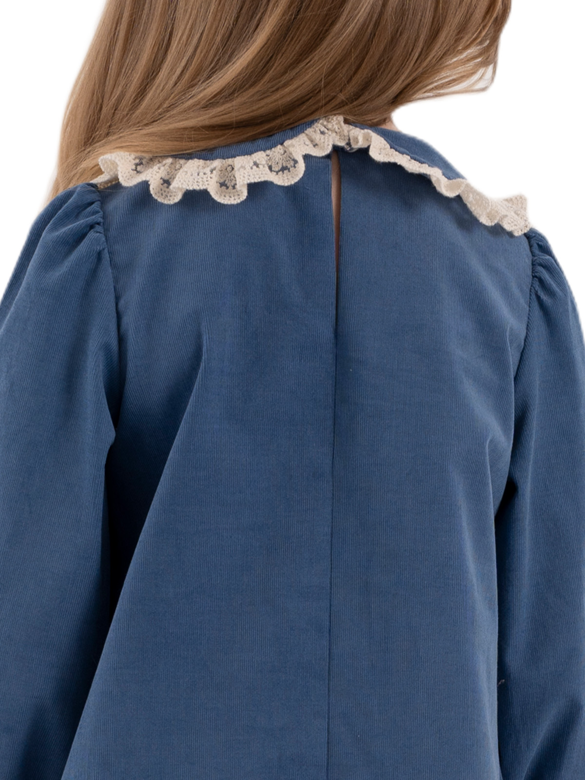 Платье для девочки О67146 (синий)