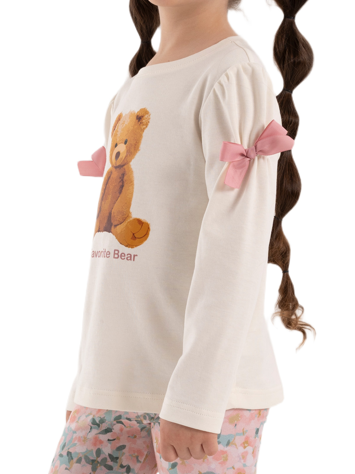 Джемпер для девочки О67136 (молочный)