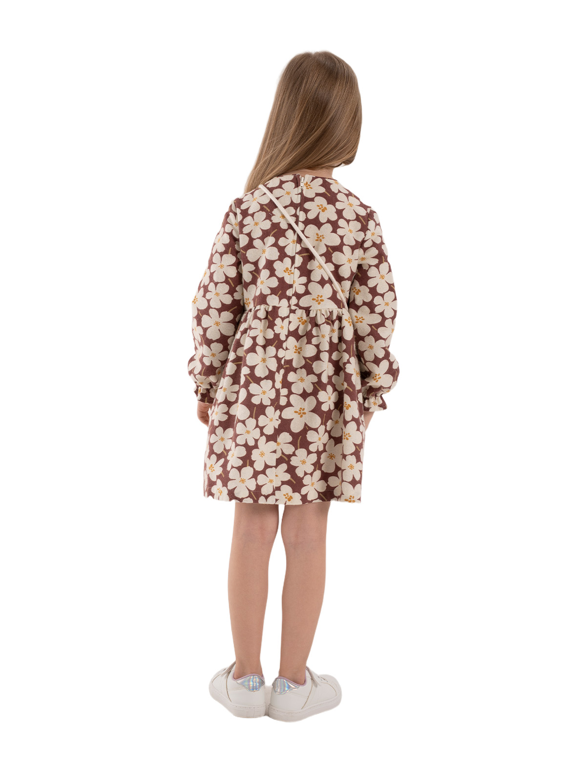 Платье для девочки О67134 (бордовый)