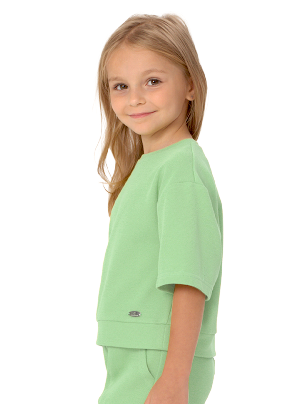 Комп.:джемп.,брюки для девочки О57300 (зеленый)