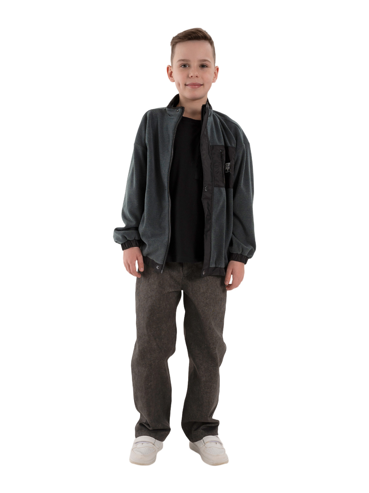 Куртка для мальчика О37161 (зеленый)