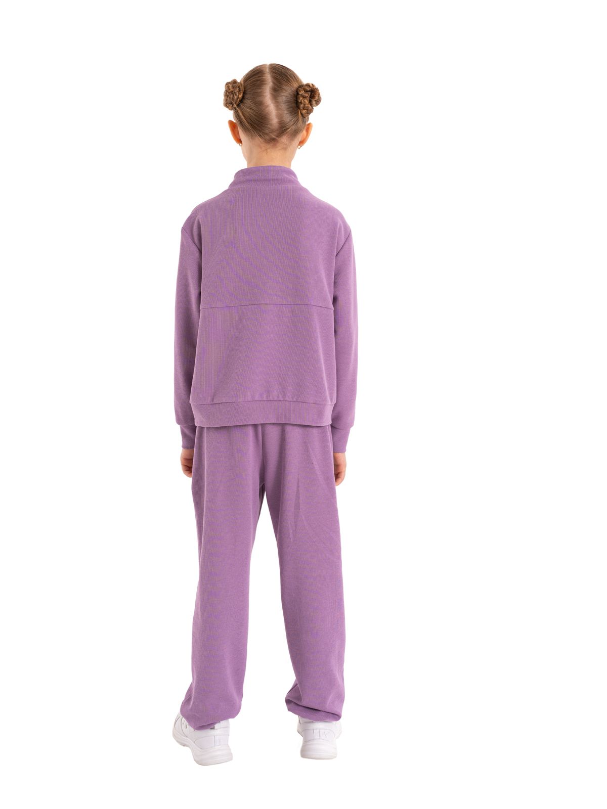 Брюки для девочки О66610 (сиреневый)