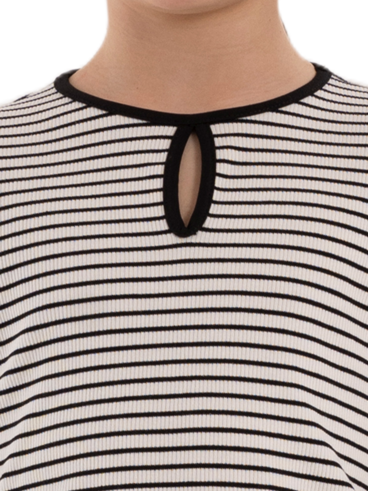 Джемпер для девочки О67082 (белый-черный)