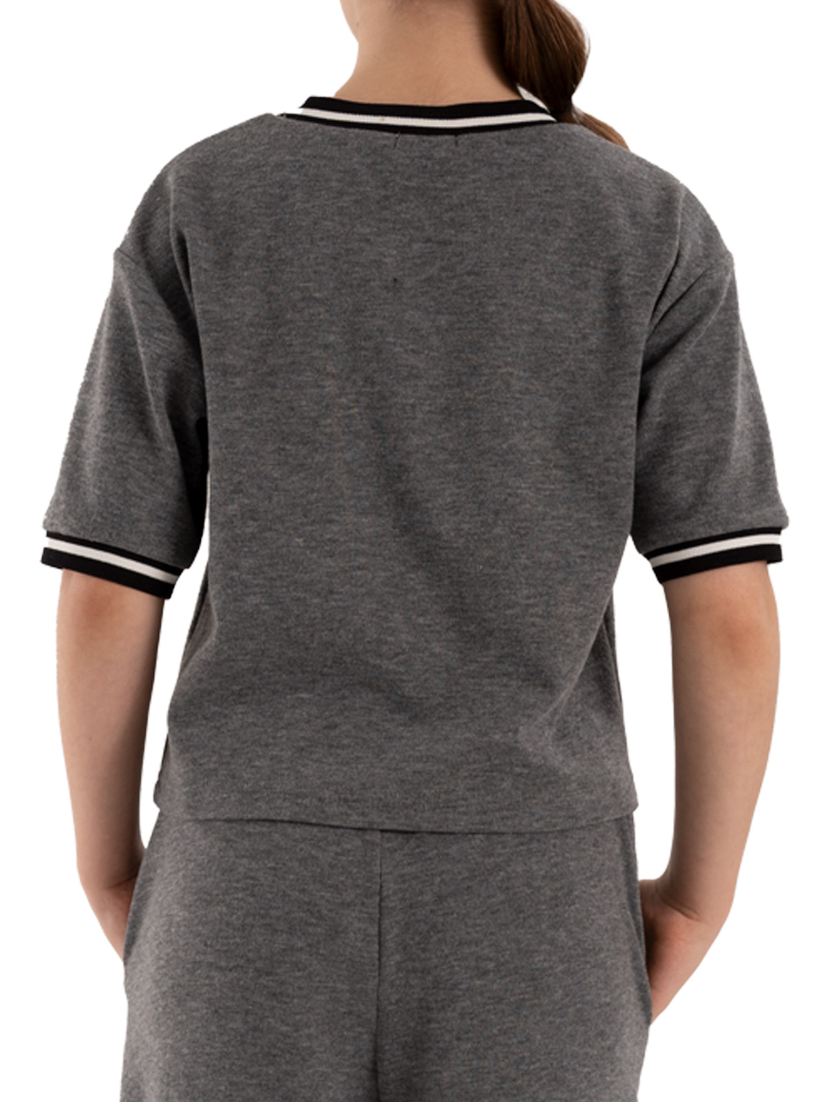 Джемпер для девочки О67071 (серый)