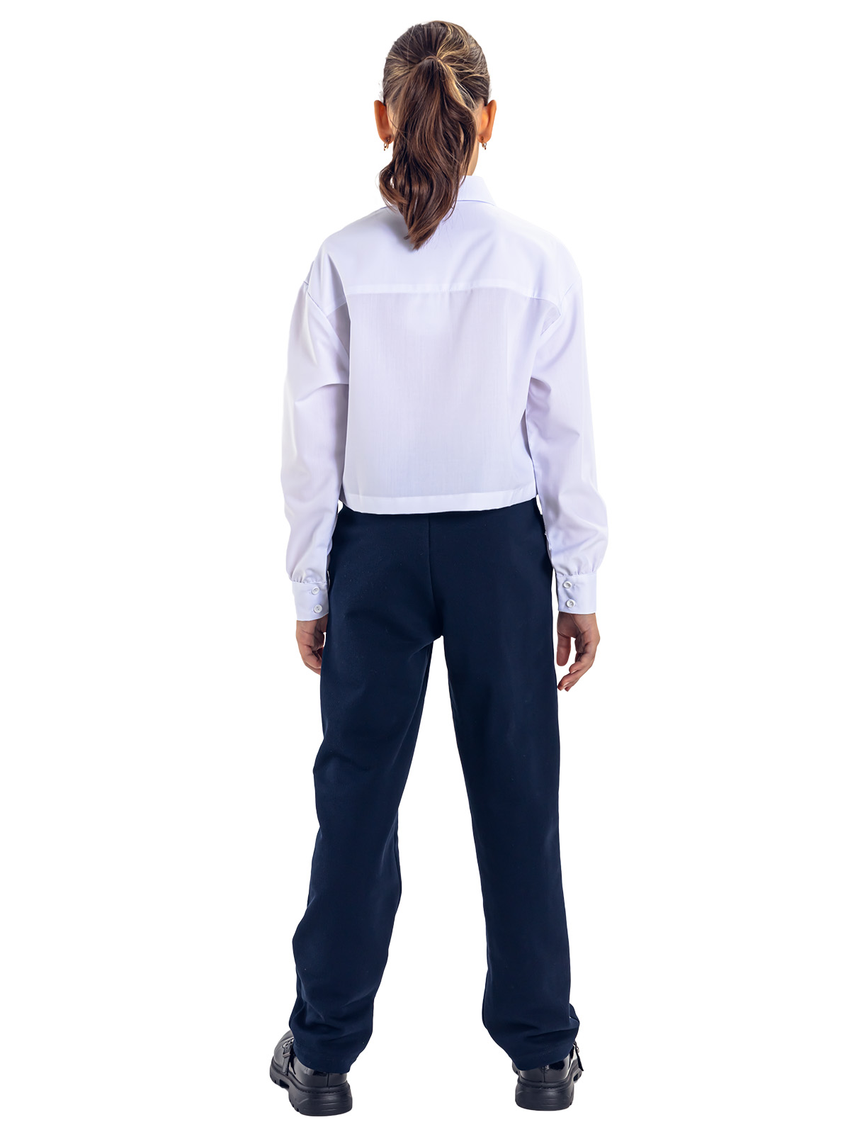 Блузка для девочки О75989 (белый)