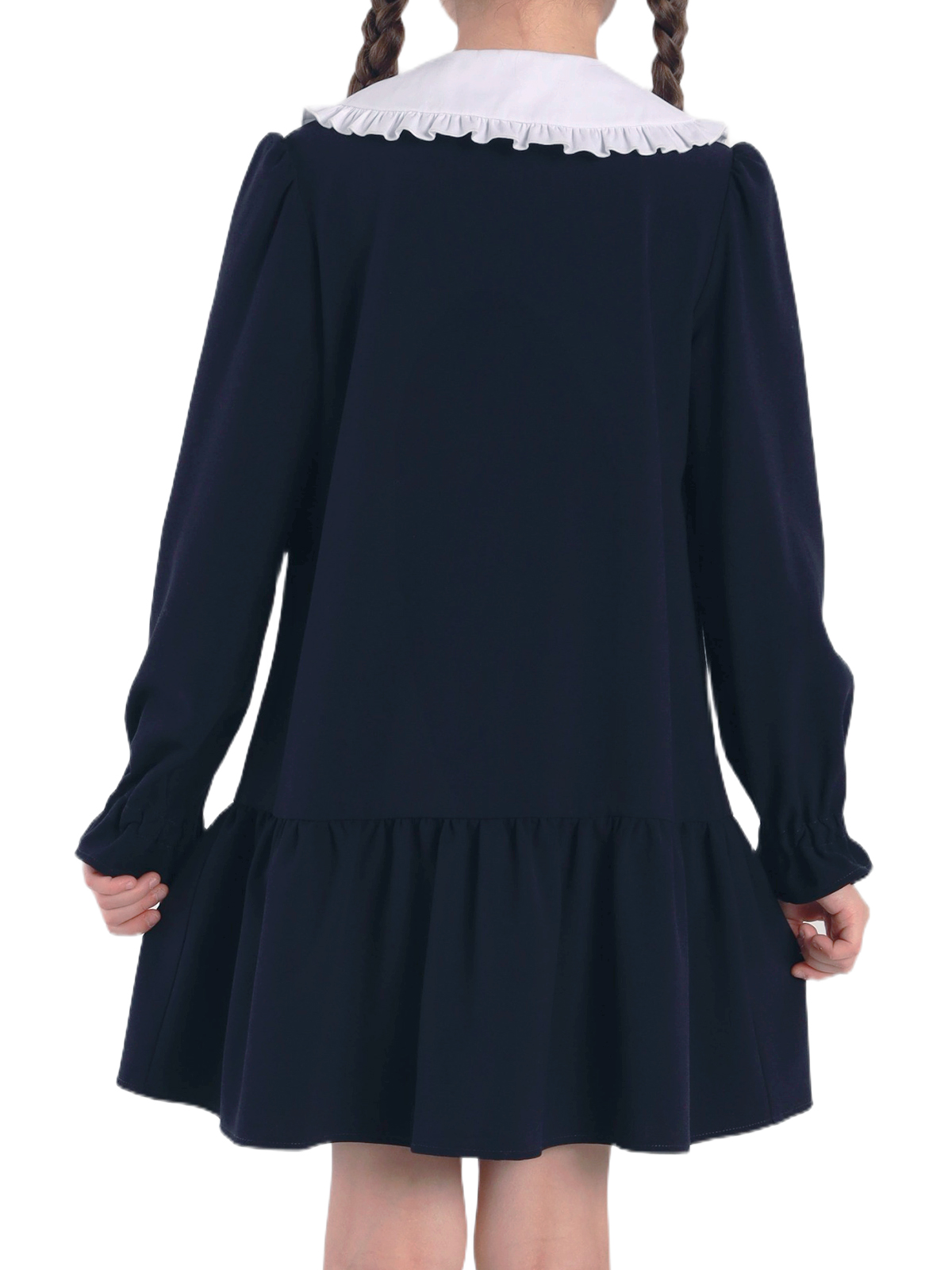 Платье для девочки О77053 (синий)