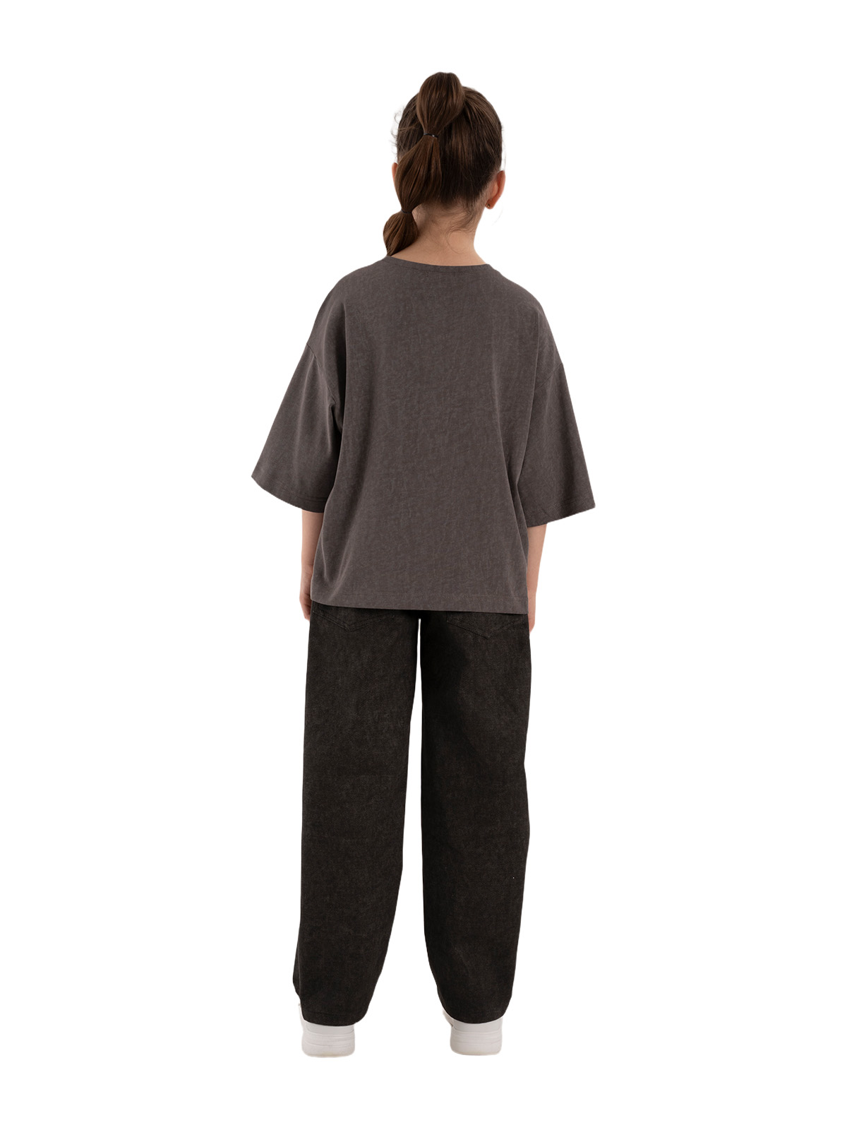 Джемпер для девочки О67078 (серый)