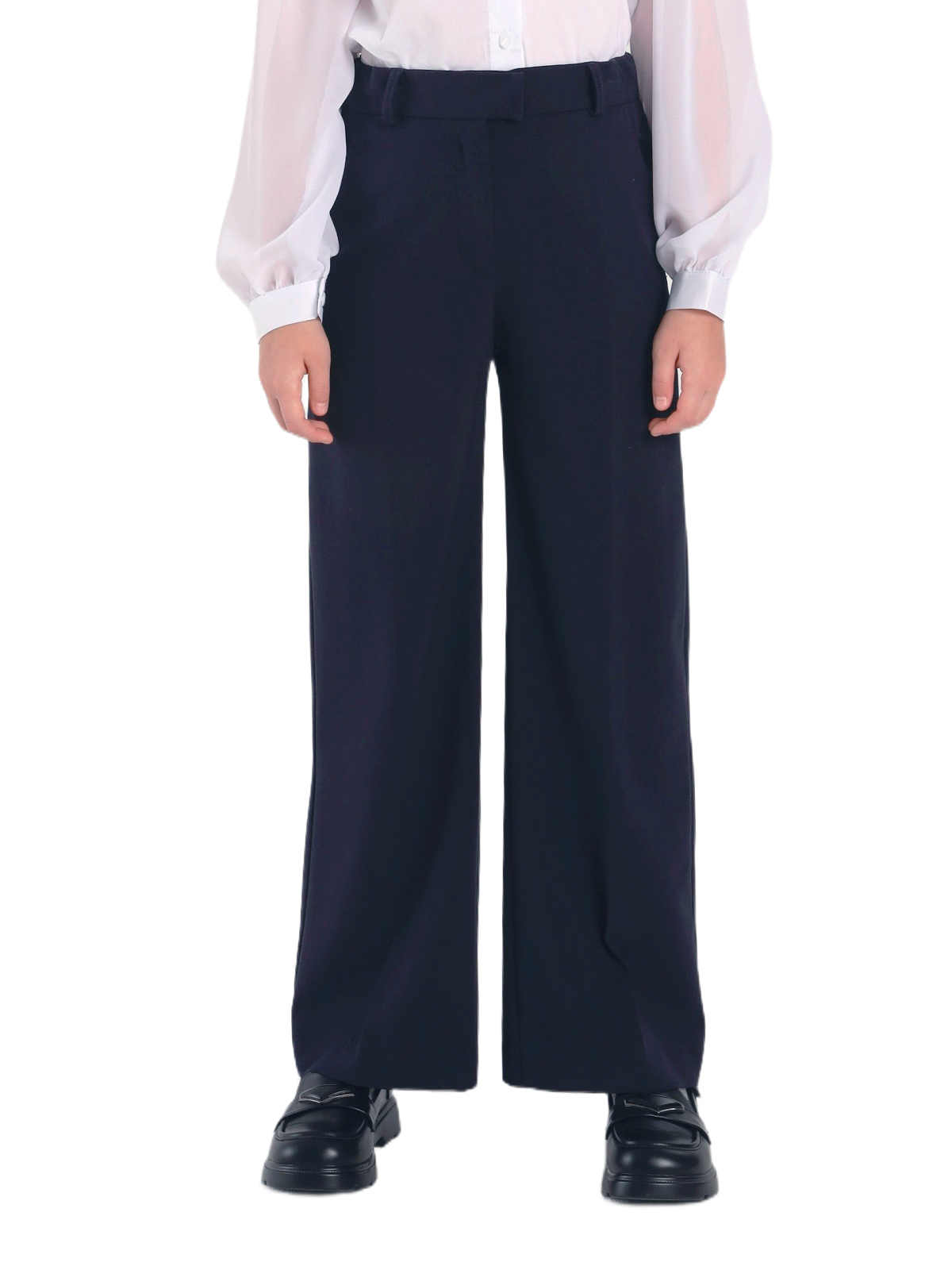 Брюки для девочки О76268 (синий)