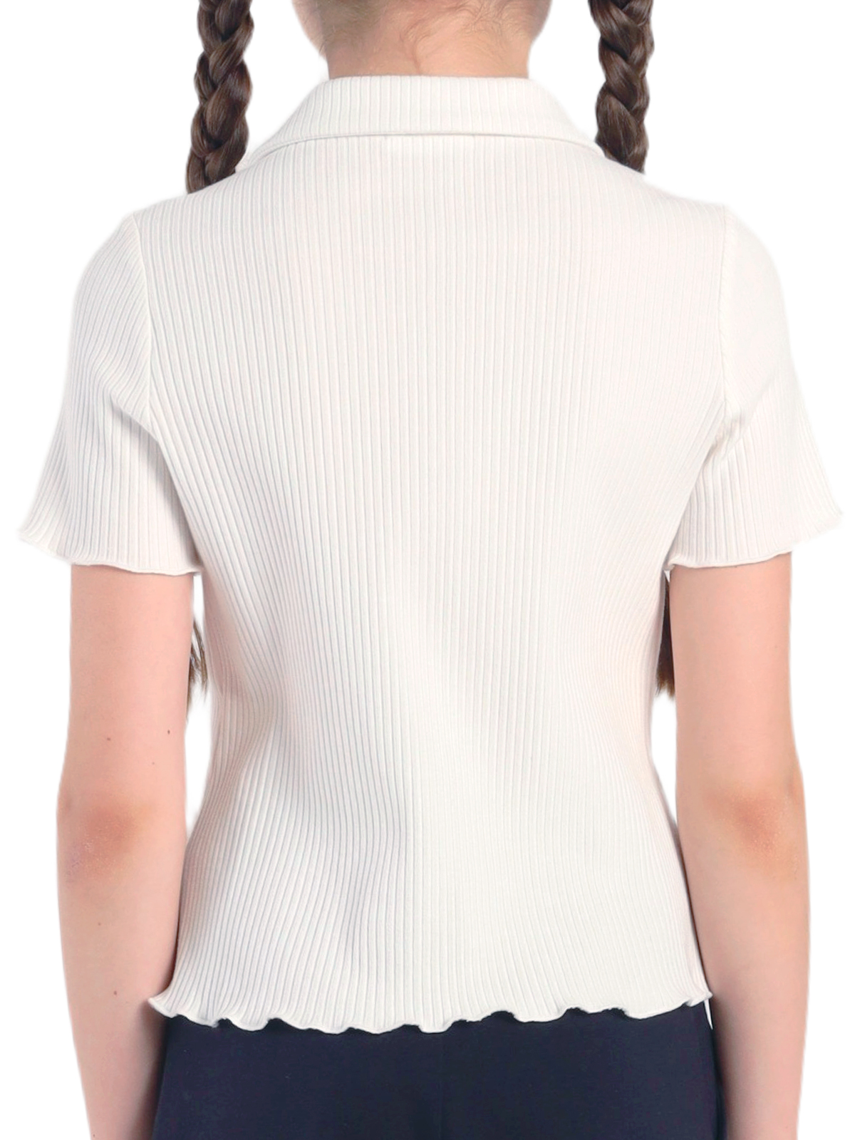 Блузка для девочки О76979 (белый)