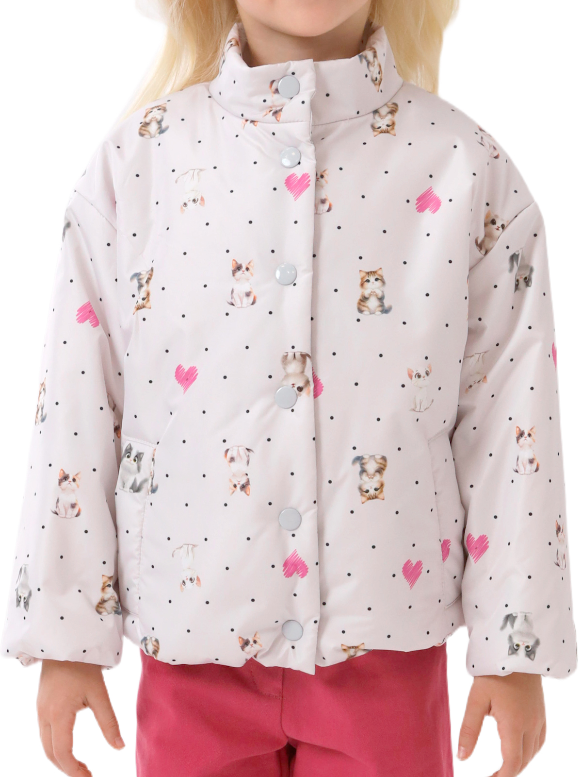 Куртка для девочки О57298 (бежевый)