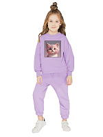 Комп.:джемп.,брюки для девочки О66774 (сиреневый)