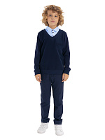 Джемпер для мальчика О16114 (синий-голубой)