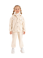 О66624 Брюки дев. 92-52 молочный 