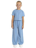 Комп.:джемп.,брюки для девочки О56910 (голубой)