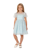 Платье для девочки О87209 (бирюзовый)