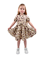 Платье для девочки О54747 (бежевый)