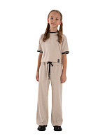 Брюки для девочки О67072 (бежевый)