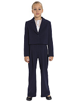 Жакет для девочки О77003 (синий)