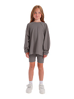 Джемпер для девочки О57282 (серый)