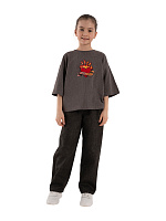 Джемпер для девочки О67078 (серый)