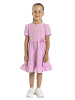 Платье для девочки О56861 (белый-розовый)